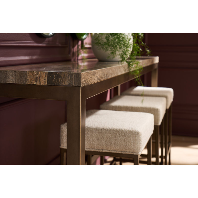 Montclair 85'' W Stone Console Table