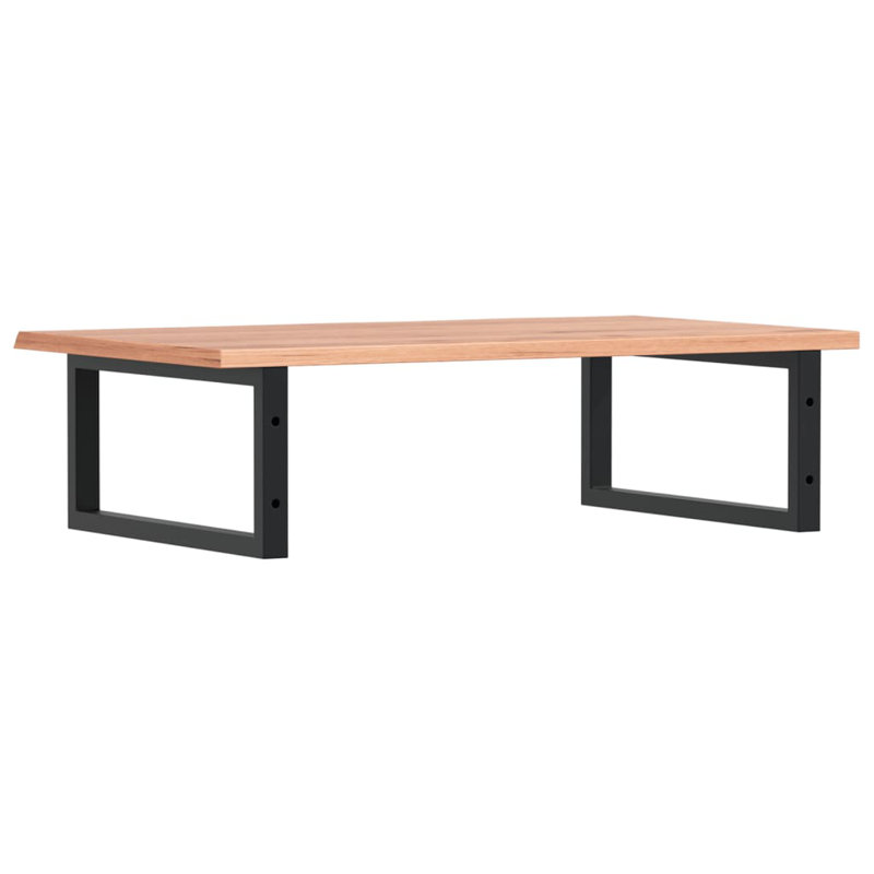 Arrol 80cm Solid Wood Bathroom Vanity Top, Oak/Black