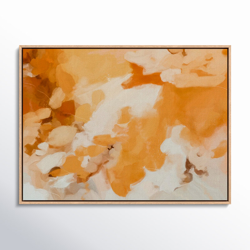 Clay Painting by Patricia Vargas, White Maple Framed, 40" H x 60" W