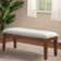 Isaura Linen Upholstered Bench