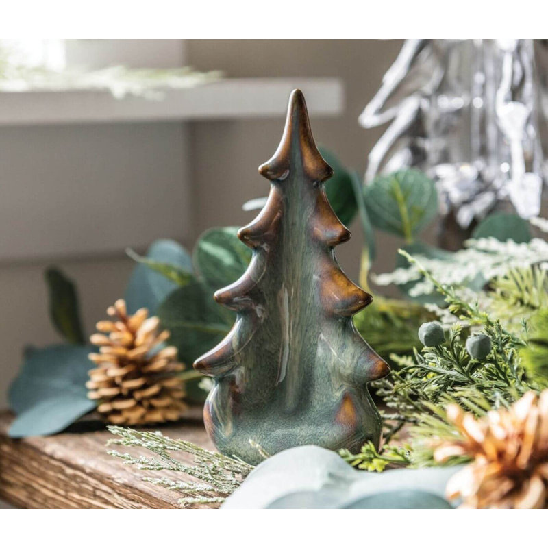 Pottery Evergreen, Moss Glen, 3.25"W x 3.25"D x 6"H