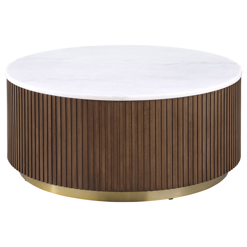 Table basse Acus, Brun