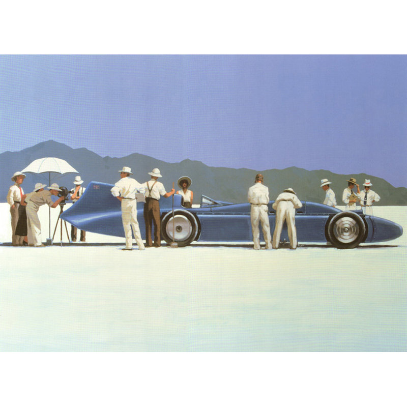 Merle bleu à Bonneville, H 18 po x l 24 po