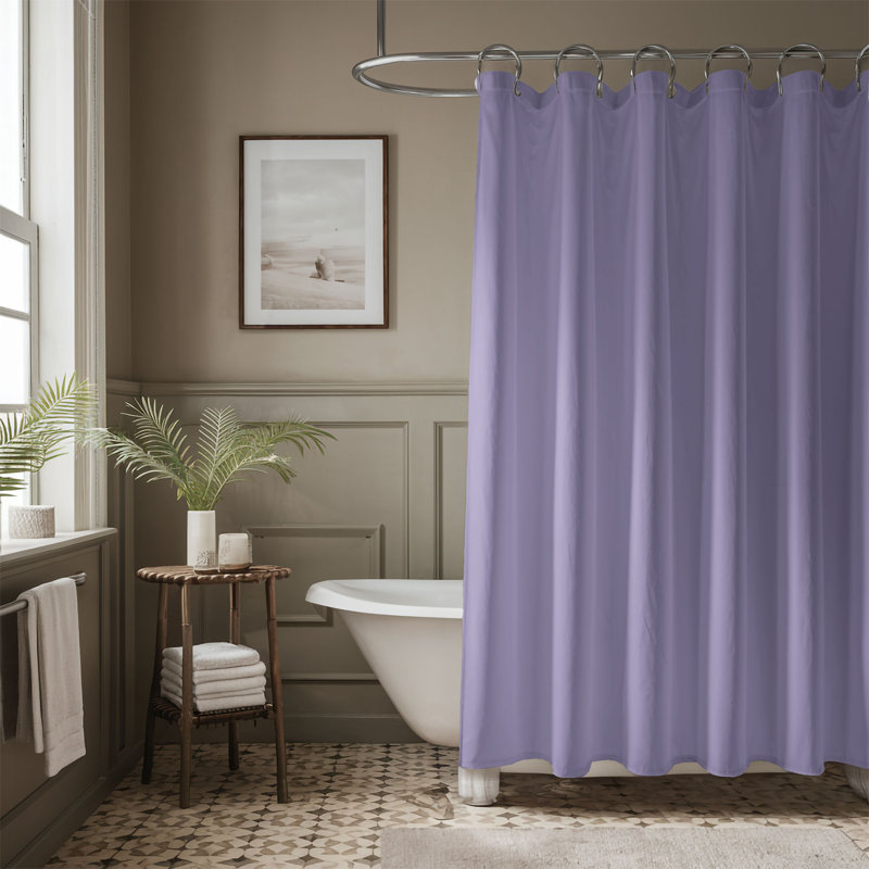 Sienna Lattice - Premium Shower Curtain, 74" H x 71" W, Purple