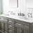 Currahee Free-standing Double Bathroom Vanity with Engineered Stone Top-1050951040