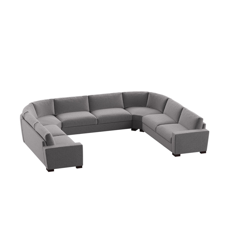 Michaella Upholstered U-Shaped Sectional Symmetrical