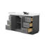 Strada 60" Freestanding Single Bathroom Vanity with Cultured Marble Top-1928861235-1928861238