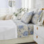 Ensemble de literie 100% coton égyptien, ensemble de literie 4 pièces à motif floral de luxe à densité de tissage 800 dans un motif damassé bohème, doux et respirant, pour la chambre d'amis-128817907-130902023