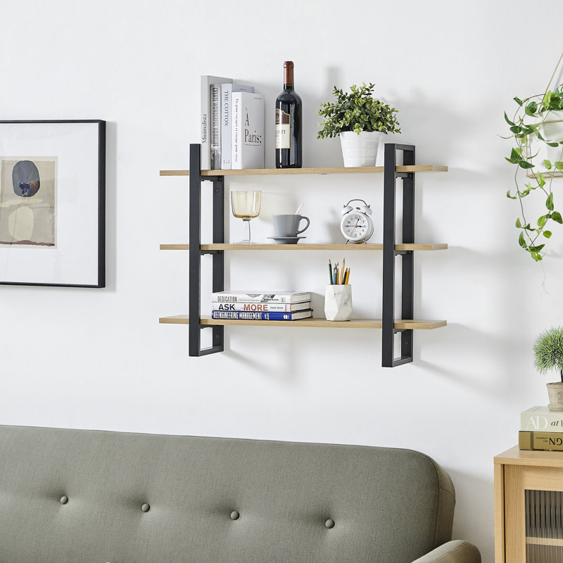Manfreda 3 Tier Floating Accent Shelf