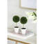 Mini pot en fausse topiaire crème - Décoration attrayante pour la maison et la salle à manger de 3 bureaux améliorés
