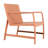 Apricot Brown 5 Furniture For Indoor/Outdoor - 3 , 2 Chairs, Coffee Tables, Rust , Waterproof Pp, Space, Comfortable Breathable Design Patio Conversation With Frame, Polypropylene, Waterproof, Quick-436007166