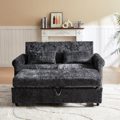 Lit en velours avec revêtement en lin et rangement pratique avec siège ajustable à dossier doux pour la chambre à coucher