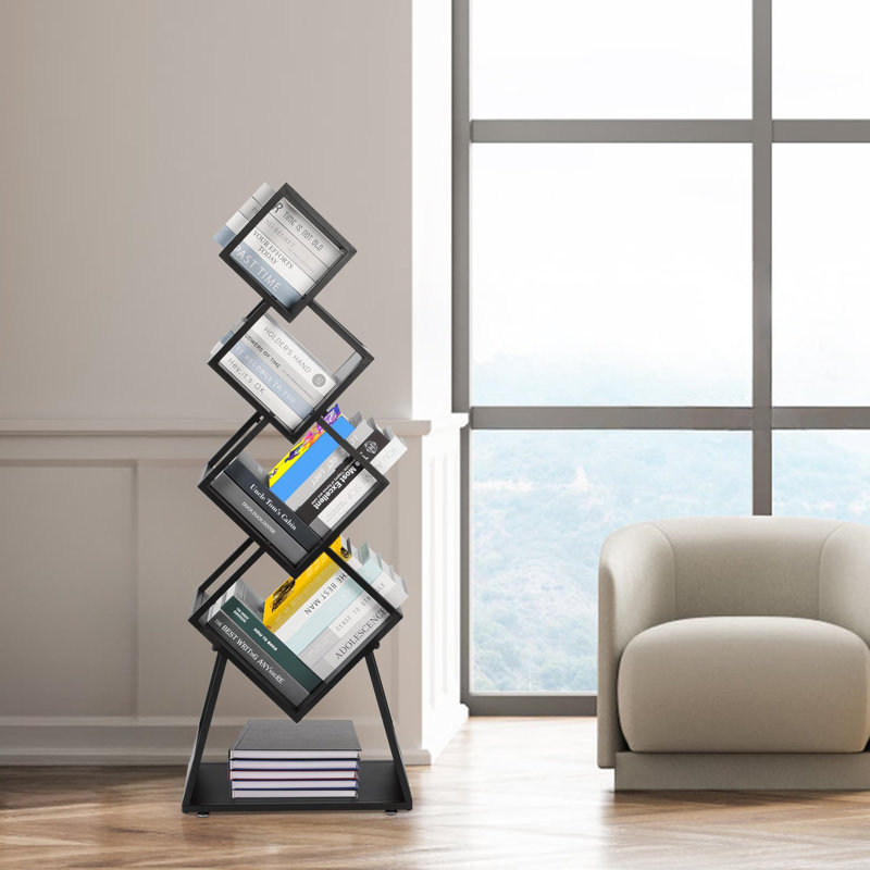 134cm H x 127cm W Corner Bookcase