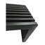 Banc rond Dune - noir