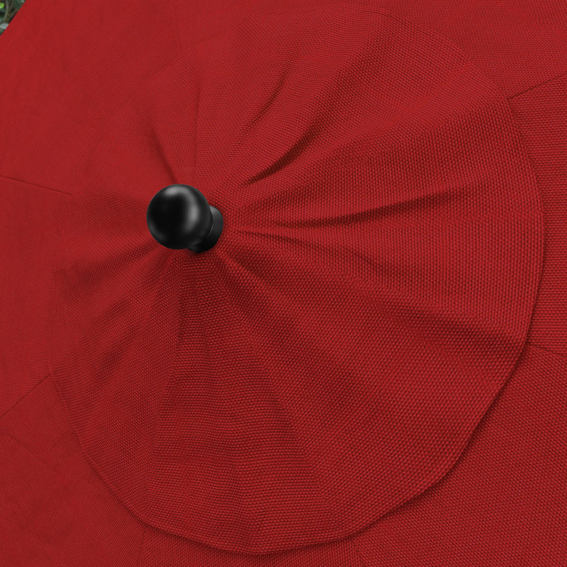 Parasol de marché 9 pi Moneer, Rouge