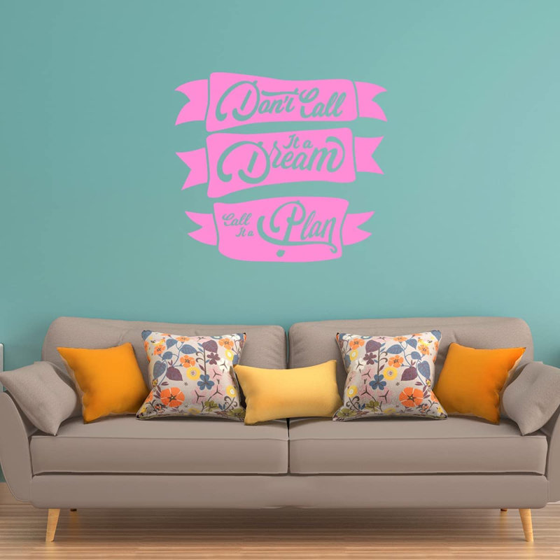 Adhésif décoratif, H 13 po x l 15 po, Rose