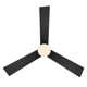 San Francisco 3-Blade Smart Ceiling Fan With Dimmable LED Light Kit and Remote Control Included