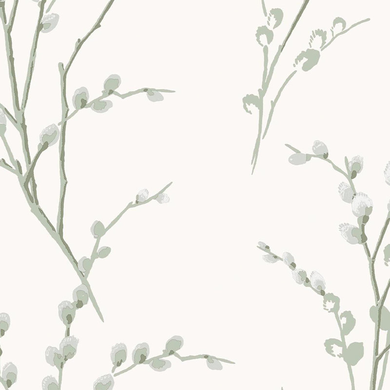 Papier peint vert Laura Ashley