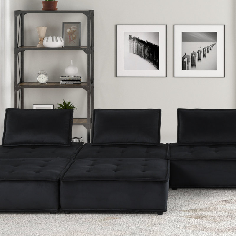 Canapé modulaire 5 pièces Velvet