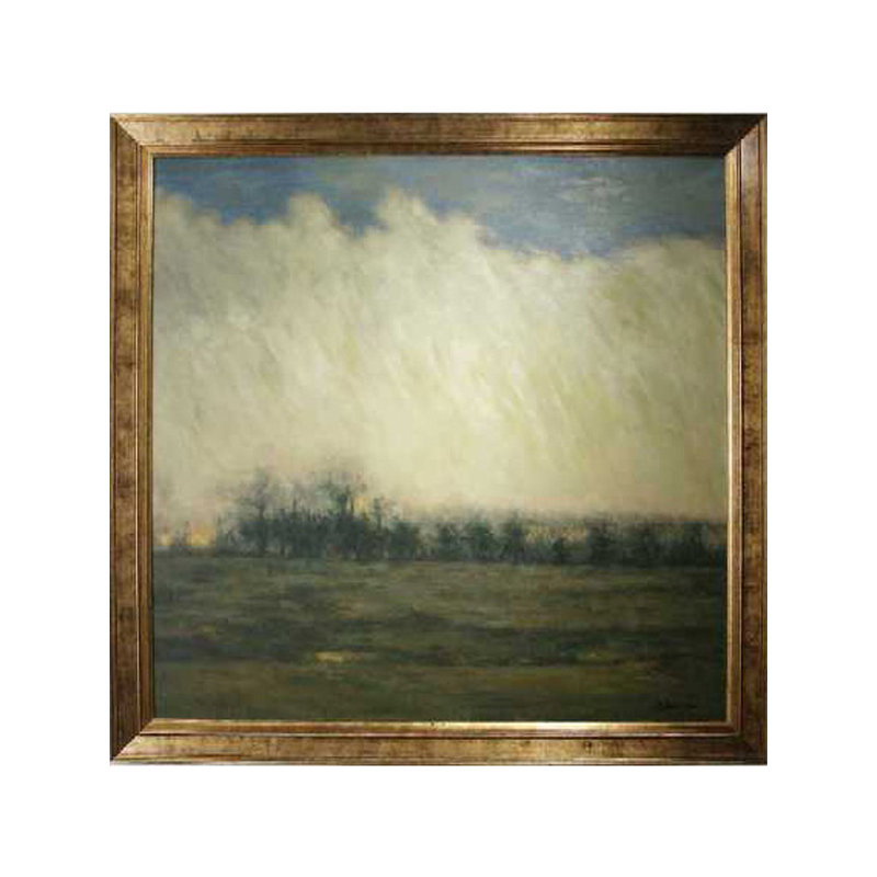 Changement de temps - peinture encadrée