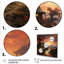 Cottage Sunset Sanctuary 1 - paysage, art mural sur toile-1162307322-1162307323
