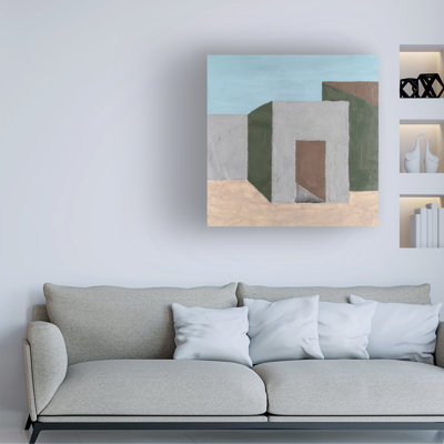 Ebern Designs Michael Willett Textured Facades III Canvas Wall Art