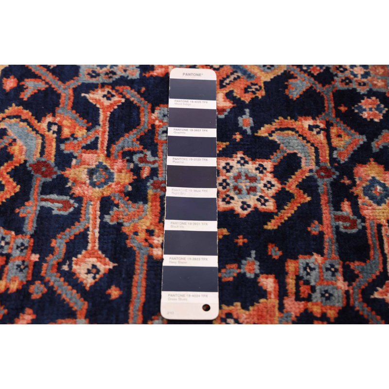 Tapis bleu marine Andelz 5 pi 3 po x 6 pi 10 po
