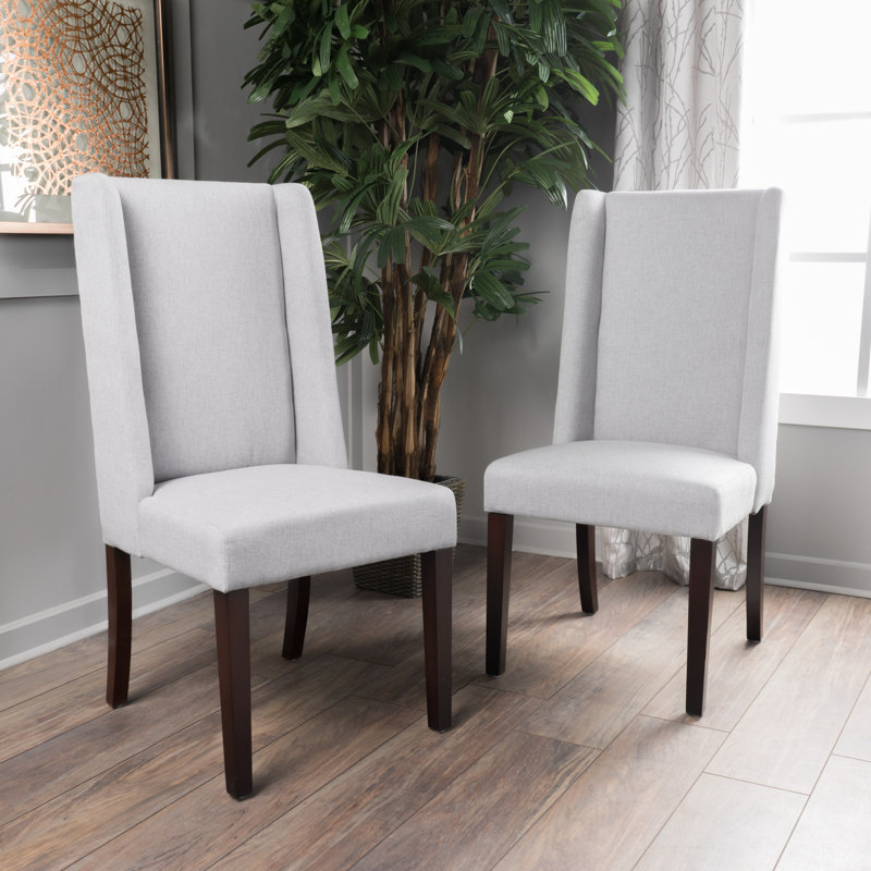 Chaise d'appoint rembourrée Harlow, Gris bleu clair