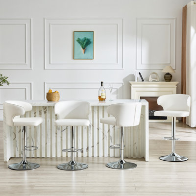 Chaise de bar rotative moderne réglable