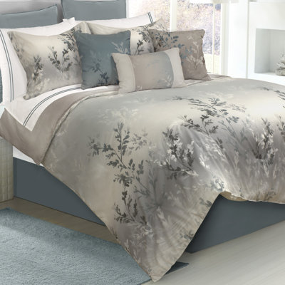 Ensemble d'édredon traditionnel en microfibre 7 pièces