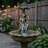 Hornsby Solar Powered Sculptural Fountain with LEDs