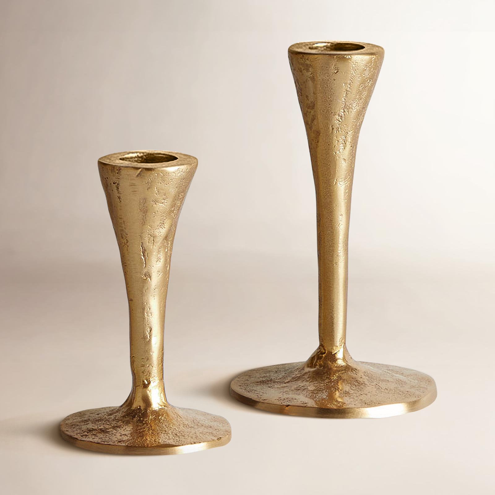 Candlestick Holder, Gold