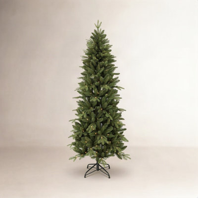 6.6' Pre-Lit Pine Christmas Tree
