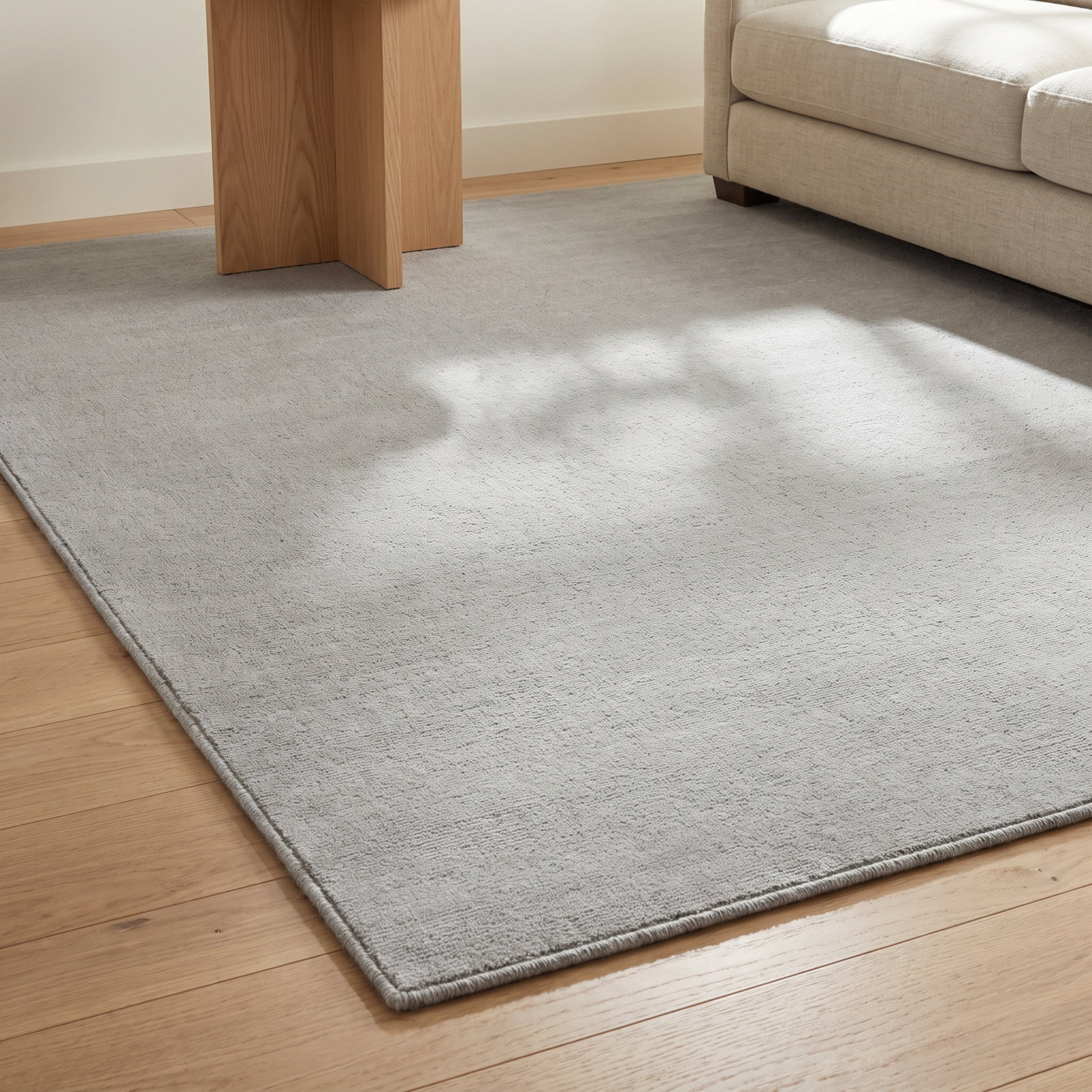 Crowe Gray Hand-Loomed Wool Rug, Rectangle 9' x 13'