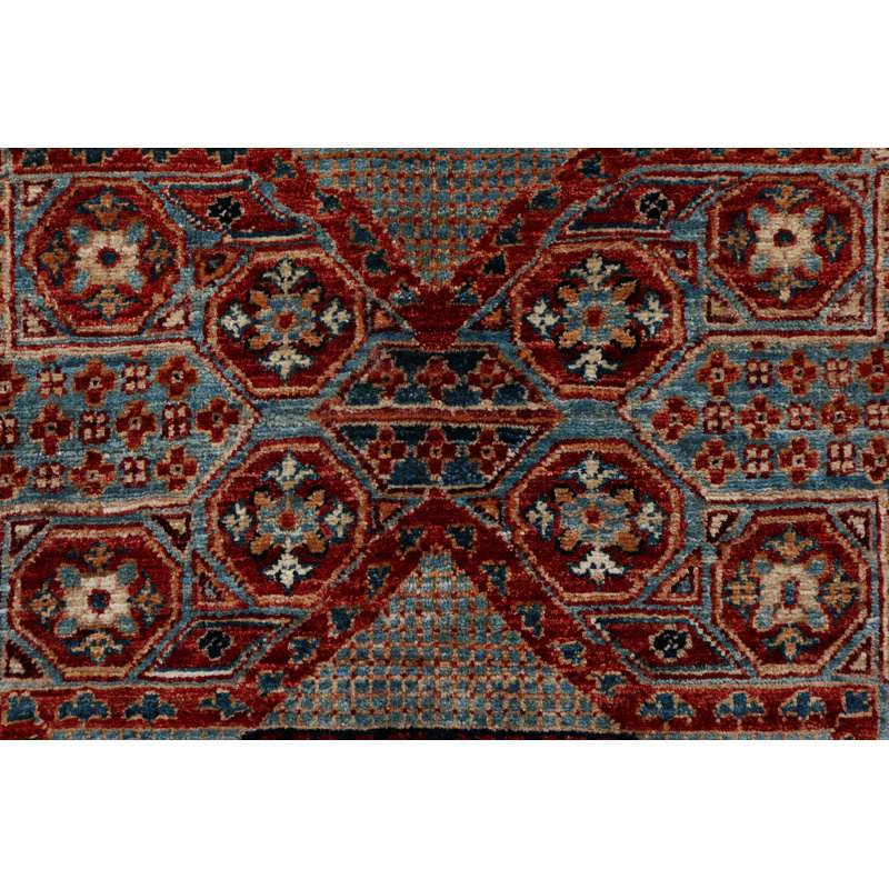 Hand-Knotted High-Quality Light Blue Area Rug