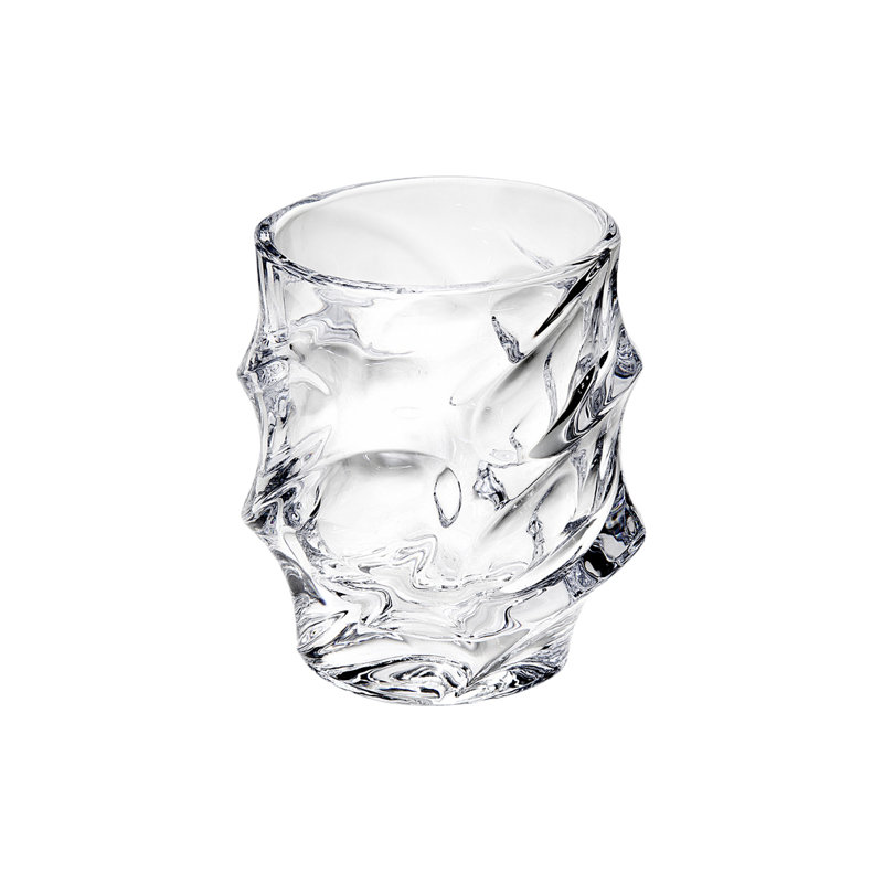 Vase en cristal de tourbillon