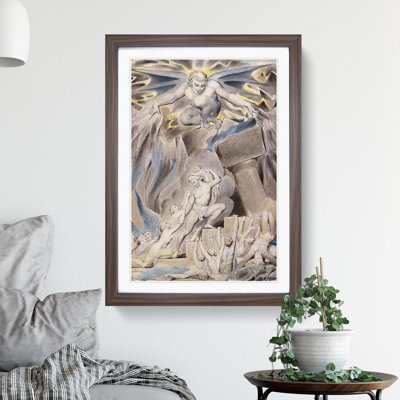 Overwhelmed by William Blake - Framed Print