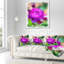 Mauve aquarelle rose - coussin à imprimé floral-29893505-29893509