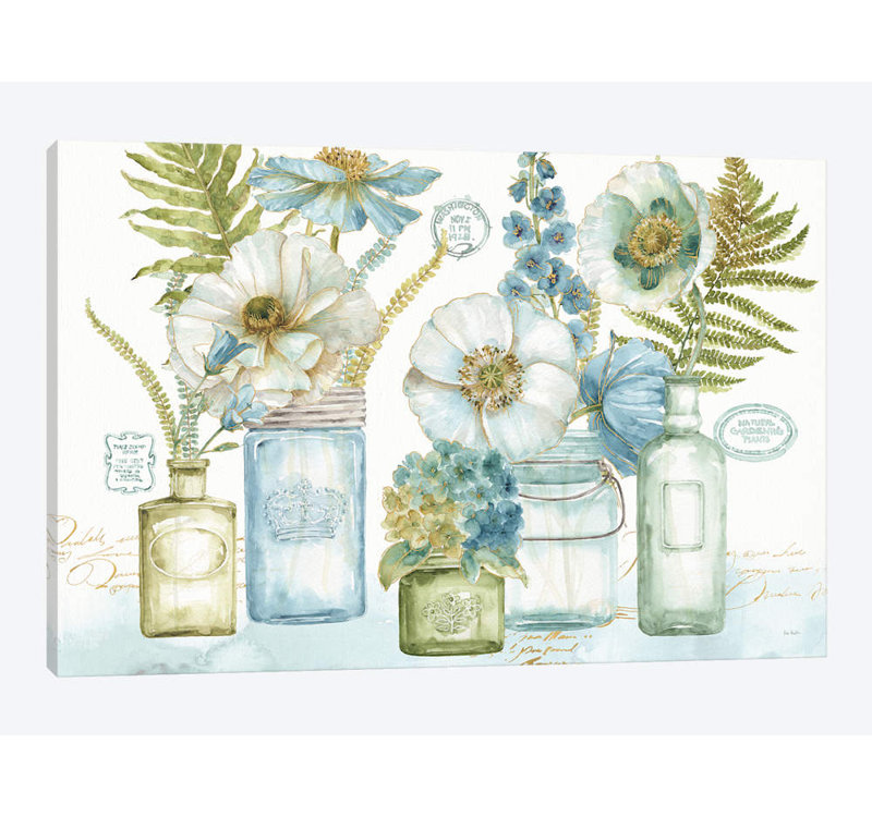 «My Greenhouse Bouquet I» par Lisa Audit - impression sur toile tendue, H 18 po x l 26 po x P 1,5 po, Toile tendue