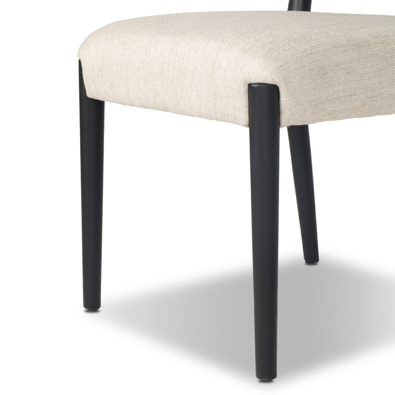 Rothler Dining Chair-Alcala Wheat, Black Brushed Ash, Essence Natural