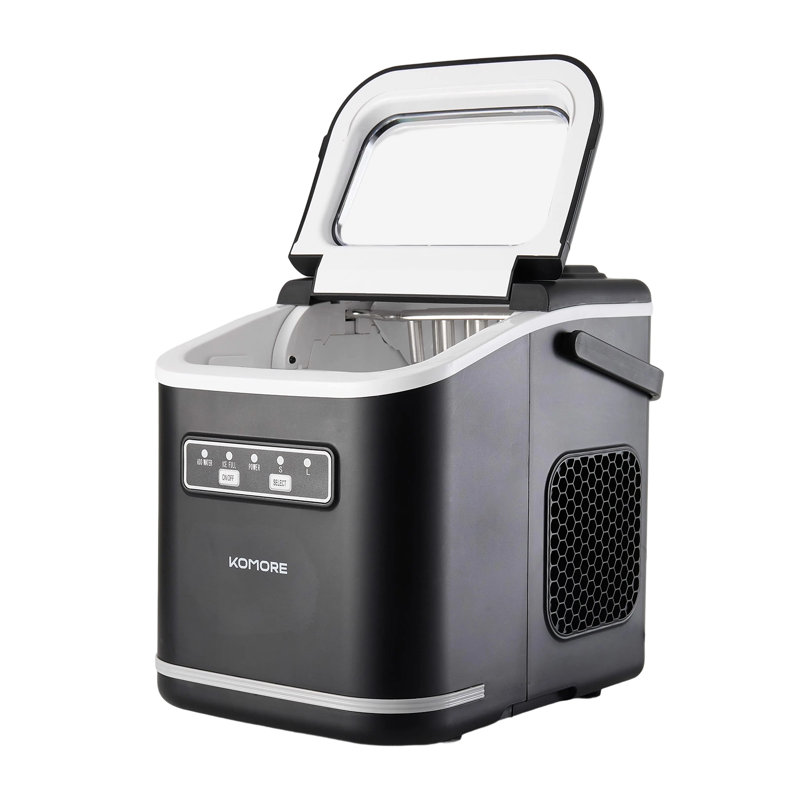 Living And Home 26.46 Lb. Daily Production Cube Clear Ice Portable Ice Maker