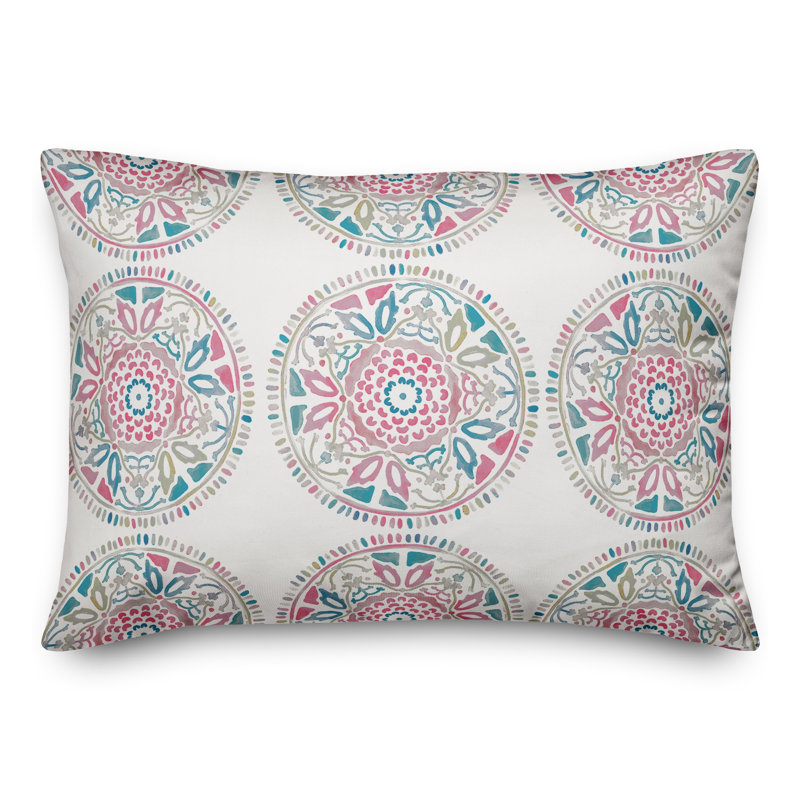 Housse et insert de coussin d'extérieur pour l'extérieur, Rose