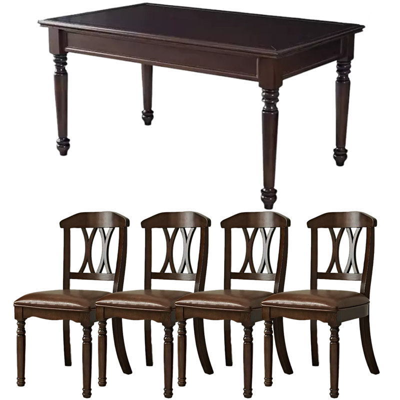 Taniqua Four Leg Dining Set, 5