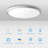 Smart 12" Round LED Flush Mount,Ceiling Light