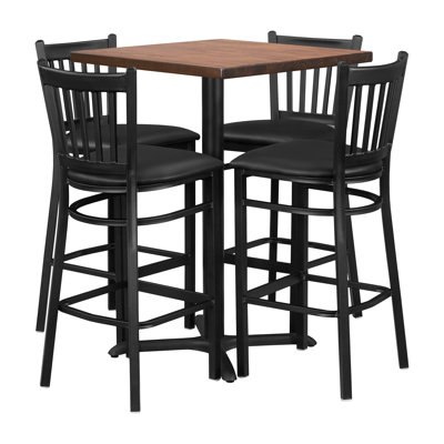 Bell 30"x30" Bar High Table Set W/chairs