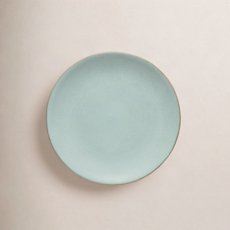 Arenito Eco Gres Amarela Dinner Plate, Aqua