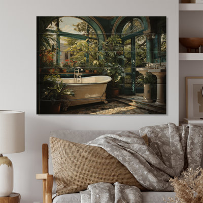 " Bathroom Botanical Retreat III "