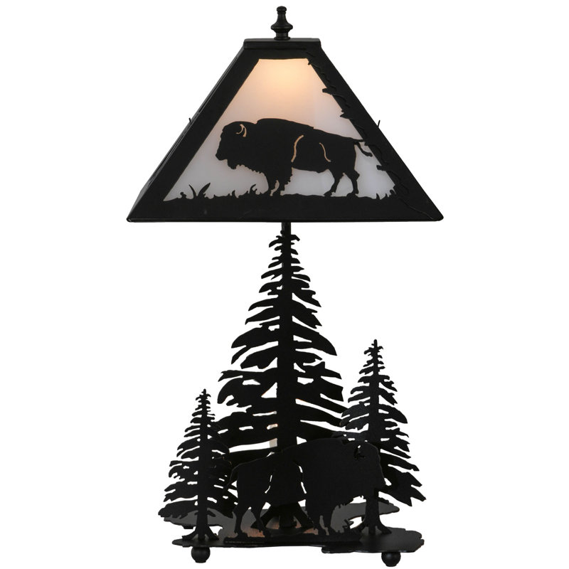 Rustic Lodge Table Lamp