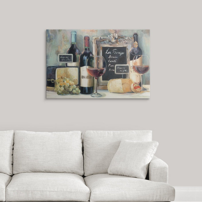«Yves Les Fromages» par Marilyn Hageman, reproduction d'art, H 8 po x l 12 po x P 1,5 po, Toile