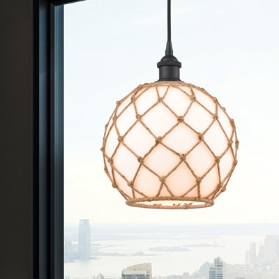 Luminaire suspendu sphère 1 lumière Tobey
